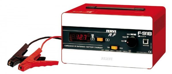 Busching F-918RF Batterielade- und Prüfgerät, 12/24V 92-250Ah, Ripple Free