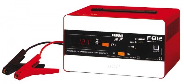 Busching F-812RF Batterielade- und Prüfgerät, 12/24V 45-180Ah, Ripple Free